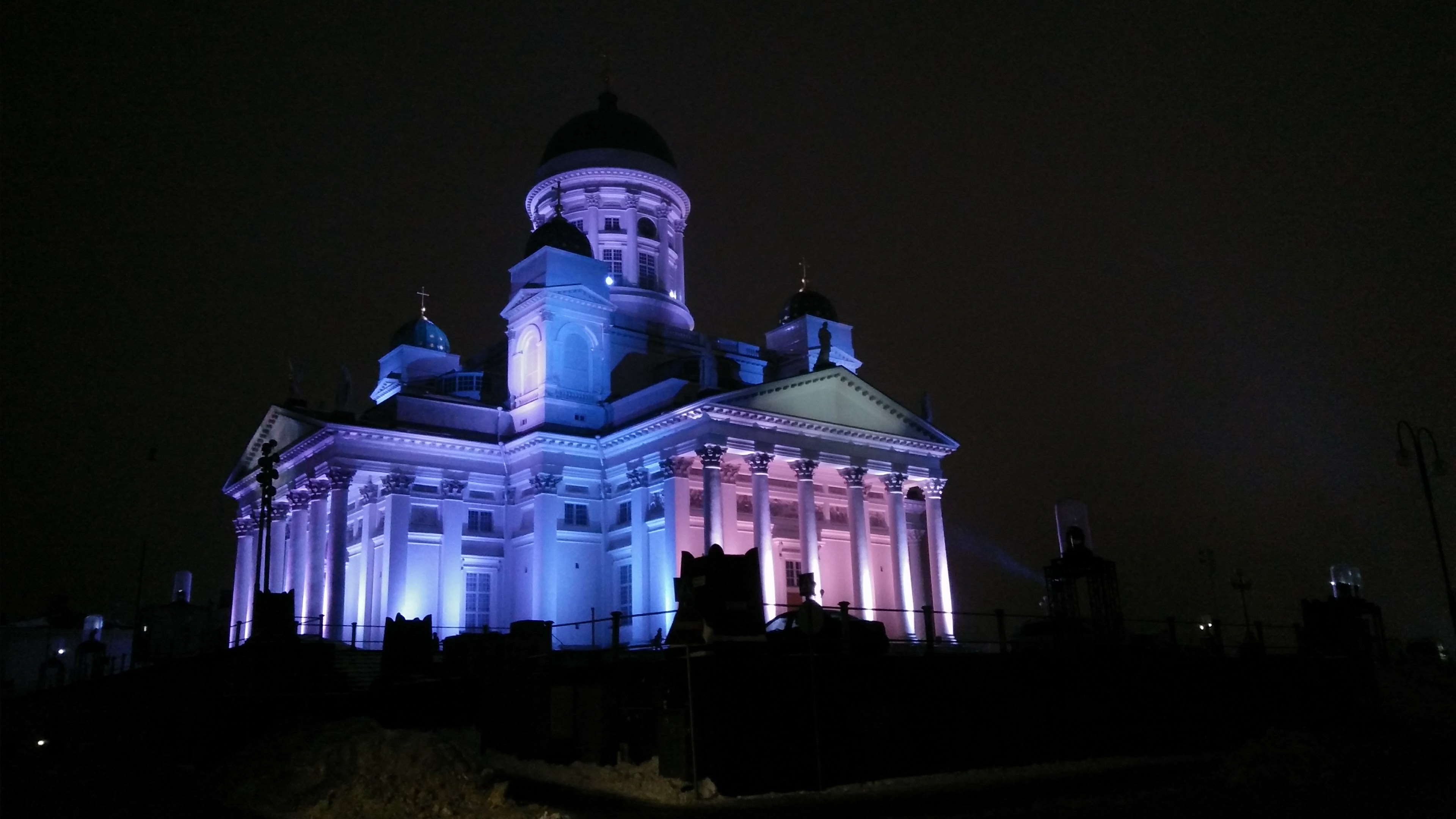 "Tarja Ervasti: Domus 360° – Four Homes" at Helsinki Cathedral (different position)